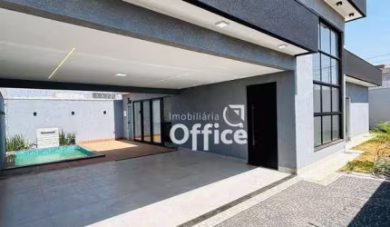 Casa com 3 Quartos à venda, 168 m² por R$ 750.000 - Jardim Itália - Anápolis/GO