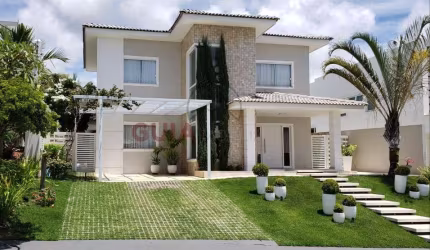 Casa em Condomínio para Venda em Camaçari, Vila de Abrantes (Abrantes), 4 dormitórios, 3 suítes, 4 banheiros, 3 vagas