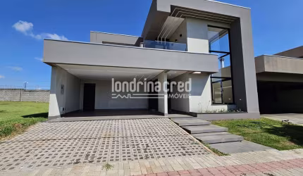 Excelente casa no Condomínio Bellevie, com 214m² construídos, 3 dormitórios, suíte, 3 banheiros, ár