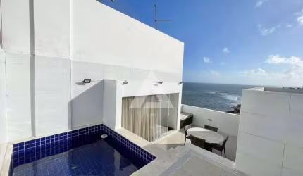 Cobertura na Ondina com 1 suíte, 90m² à venda por R$ 650.000,00