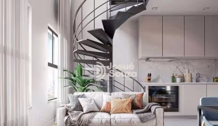 Apartamento Duplex com 2 dormitórios à venda, 71 m² por R$ 610.909,75 - Cabral - Curitiba/PR