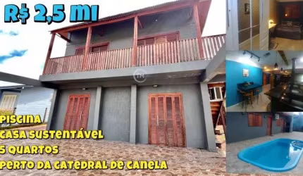 [770] PEQUENA POUSADA EM CANELA - RS COM PISCINA, 5 APARTAMENTOS E GERAÇÃO DE ENERGIA ELÉTRICA PRÓPRIA