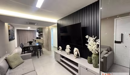 Apartamento com 2 quartos todo mobiliado em Camboinha