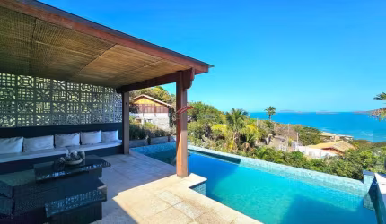 Casa com 3 suítes e vista mar em Buzios