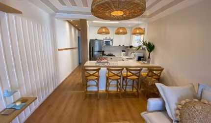 Casa a venda em condomínio a 300m da praia de Geribá, com 02 quartos, sendo 01 suíte e area gourmet privativa.