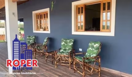 LINDA CHÁCARA DE 1.087 M²/CASA SEDE/PISCINA/ÁREA GOURMET À VENDA NO CONDOMINIO FECHADO EM MAIRINQUE