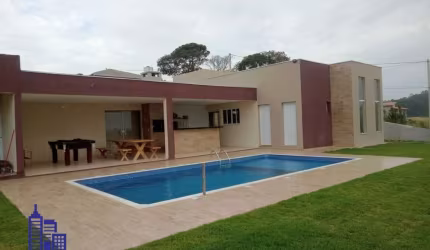 EXCELENTE CHÁCARA NOVA DE 1.000 M²/CASA SEDE/PISCINA/ESPAÇO GOURMET À VENDA EM CONDOMINIO FECHADO EM MAIRINQUE