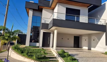 LINDO SOBRADO DE 252 M²/4 DORMITÓRIOS/6 VAGAS/ ESPAÇO GOURMET COM PISCINA À VENDA NO CONDOMINIO FECHADO EM HORTOLÂNDIA