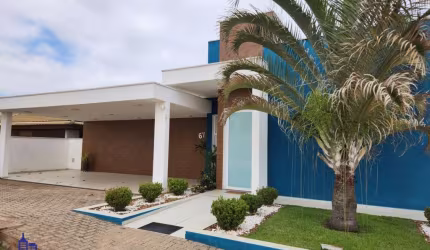 CASA DE ALTO PADRÃO COM TERRENO DE 1.016 M²/ CASA COM 600 M²/PISCINA/ ESPAÇO GORMET À VENDA NO CONDOMÍNIO LAGO DOURADO EM GUARAREMA