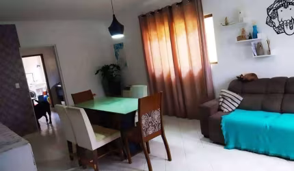 Casa sobreposta, de 93m², com 2 quartos, bairro Macuco - Santos/SP