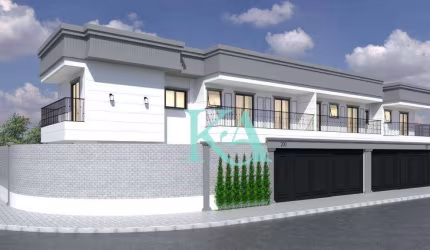 Sobrado com 3 dormitórios à venda, 127 m² por R$ 900.000,00 - Vila Guilhermina - Praia Grande/SP