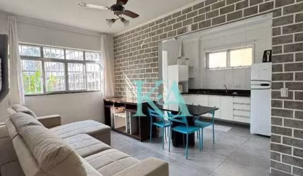 Apartamento com 1 dormitório à venda, 45 m² por R$ 280.000,00 - Canto do Forte - Praia Grande/SP