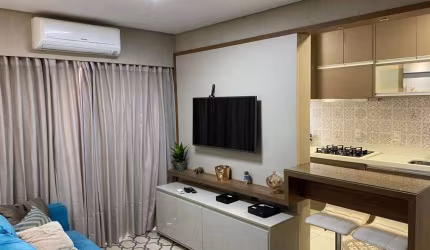 Apartamento com 3 quartos e churrasqueira - Condomínio Villaggio Di Bonifácia - Em frente ao Parque