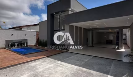 Oportunidade casa sozinha  no Lote com 04 suites a venda Mansão Vila Boa - Goiânia