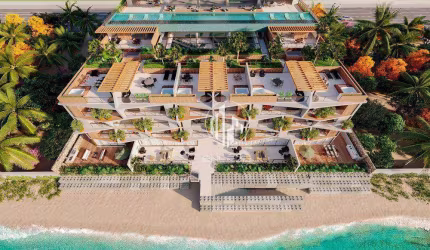 Apartamento pé na areia com 1 Suíte + Home Office no Jardim Oceania