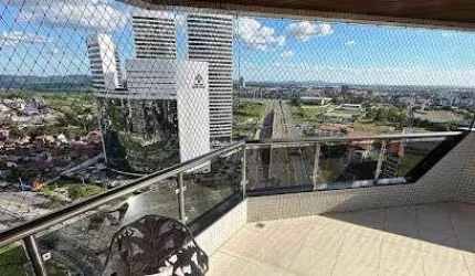 Apartamento de 280m2 com 4 Suíte + DCE, Mobiliado e Projetado