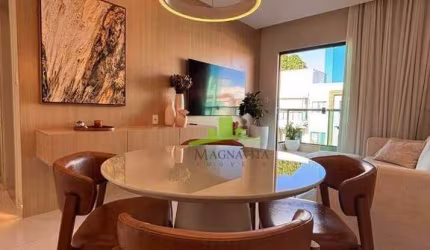 Belíssimo Apartamento a Venda em Buraquinho, 68m², 2/4, 1 Suíte, Nascente Total, Finamente Planejado, Lauro de Freitas R$ 580.000,00