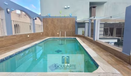 COBERTURA DUPLEX , 3 dormitórios climatizados sendo 1 suíte, terraço com Piscina e área gourmet, lado praia da ENSEADA -Guarujá/SP.