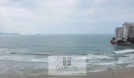 COBERTURA PENTHOUSE com vista total do mar, 4 dormitórios sendo 2 suítes ,condomínio frente mar na praia da ASTÚRIAS -Guarujá/SP.