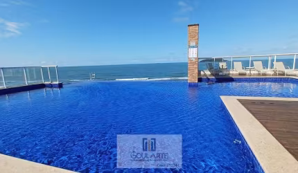Apartamento alto padrão com 2 dormitórios sendo 2 suítes, com a área de lazer completa no condomínio , à menos de 150,00 metros do mar, TOMBO - Guarujá/SP