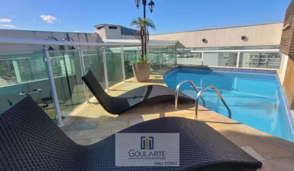 COBERTURA DUPLEX, 4 dormitórios sendo 3 suítes climatizadas, área gourmet com Piscina e Churrasqueira - PITANGUEIRAS -Guarujá/SP.