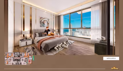 Apartamento com 4 suÍtes, Meia praia , Itapema - SC