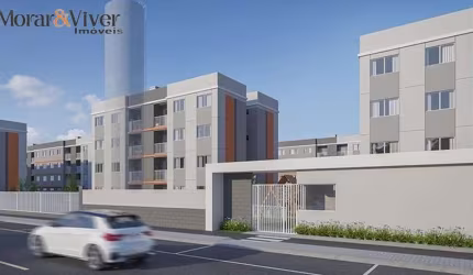 Apartamento para Venda em Pinhais, Vargem Grande, 2 dormitórios, 1 banheiro, 1 vaga
