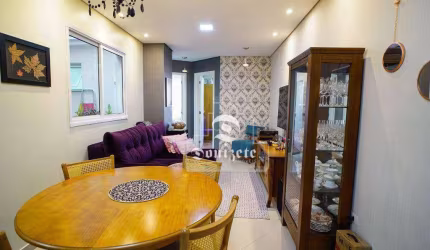 Apartamento com 2 dormitórios à venda, 44 m² por R$ 385.000,00 - Vila Scarpelli - Santo André/SP