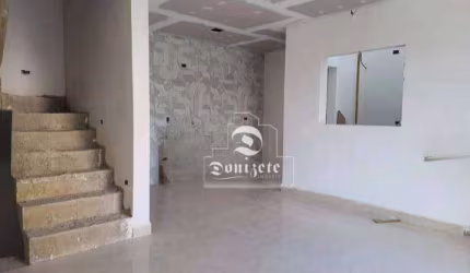 Sobrado com 3 dormitórios à venda, 122 m² por R$ 599.999,99 - Vila Homero Thon - Santo André/SP