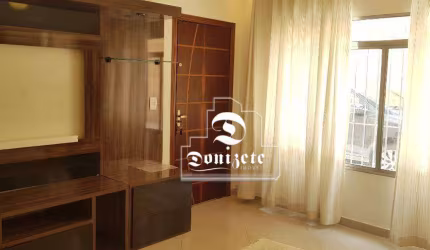 Apartamento com 2 dormitórios para alugar, 100 m² por R$ 2.635,00/mês - Campestre - Santo André/SP