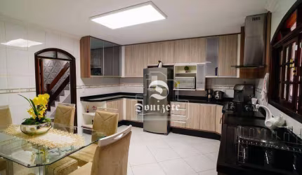 Sobrado com 3 dormitórios à venda, 262 m² por R$ 1.189.000,01 - Vila Alto de Santo André - Santo André/SP