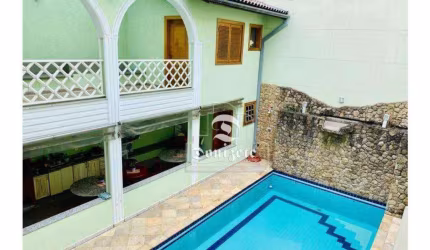 Sobrado com 4 dormitórios para alugar, 425 m² por R$ 10.320,20/mês - Jardim Santo Antônio - Santo André/SP