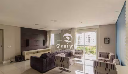 Apartamento com 2 dormitórios para alugar, 100 m² por R$ 6.225,54/mês - Campestre - Santo André/SP