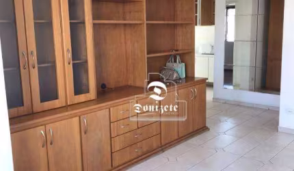 Apartamento com 1 dormitório para alugar, 50 m² por R$ 3.010,00/mês - Jardim - Santo André/SP