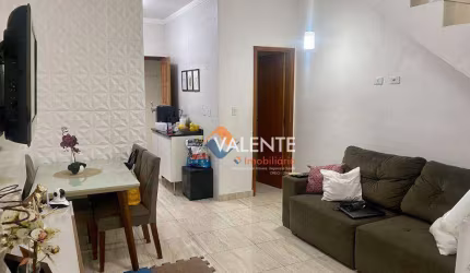 Sobrado com 2 dormitórios à venda, 59 m² por R$ 265.000,00 - Tupi - Praia Grande/SP