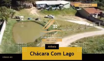 Chácara Com Lago Vitoria Regia- Atibaia-Ref:481