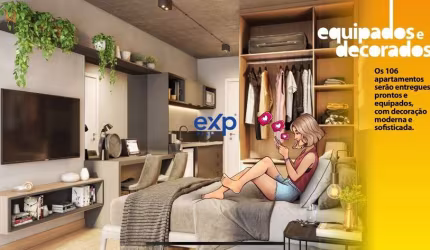 Apartamento com 1 quarto à venda na Rua Rockefeller, 476, Rebouças, Curitiba por R$ 260.000