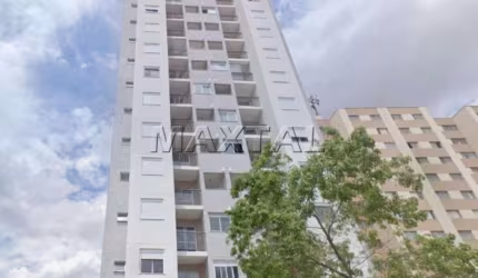 Apartamento para locação com  37m², 2 dormitórios, sala, sacada, sem vaga de garagem.