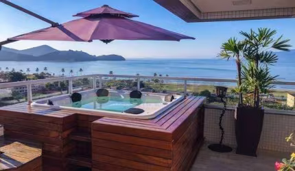 Linda Cobertura com 3 quartos e vista mar a venda em Caraguatatuba - Jardim Primavera - Caraguatatuba SP