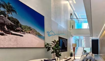 Casa com 6 dormitórios à venda, 334 m² por R$ 7.450.000,00 - Riviera Módulo 16 - Bertioga/SP