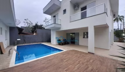 Casa com 5 dormitórios, 305 m² - venda por R$ 2.250.000,00 ou aluguel por R$ 3.441,23/dia - Jardim  São Lourenço - Bertioga/SP