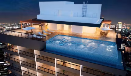 Apartamento com 2 dormitórios à venda, 49 m² por R$ 599.000,00 - Balneário Cidade Atlântica - Guarujá/SP
