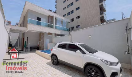 Sobrado novo  com piscina 3 quartos à venda, 127 m² por R$ 890.000 Tupi  Praia Grande SP