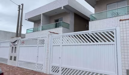 Sobrado individual  novo alto padrão perto da Obramax  com 3 suítes à venda por R$ 650.000  Tude Bastos (Sítio do Campo)  Praia Grande SP