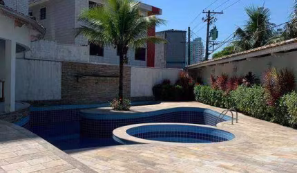 Sobrado triplex em condomínio com piscina 3 dormitórios para alugar definitivo pacote 132 m² por R$ 6.000 mês  Canto do Forte  Praia Grande SP