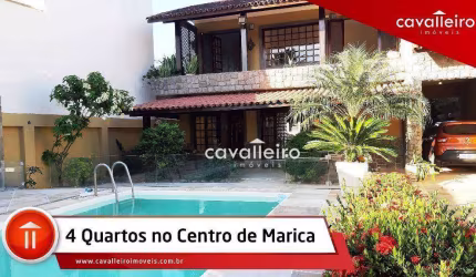 Casa com 4 dormitórios à venda, 292 m² por R$ 1.000.000,00 - Centro - Maricá/RJ