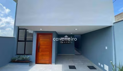 Casa com Piscina, Churrasqueira e 3 dormitórios à venda, 118 m² por R$ 690.000 - Jardim Atlântico Central (Itaipuaçu) - Maricá/RJ