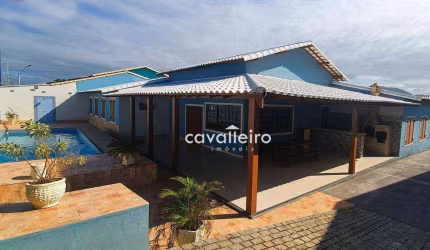 MANSÃO NA PRAIA DE PONTA NEGRA, MARICÁ-7 QTS, PISCINA E CHURR.- ÓTIMO PARA POUSADA OU CASA DE FESTAS