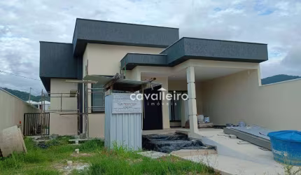 Casa com 3 Quartos, Sendo 1 Suíte, Em Condomínio Fechado à venda, 110 m² por R$ 600.000,00 - Ubatiba - Maricá/RJ