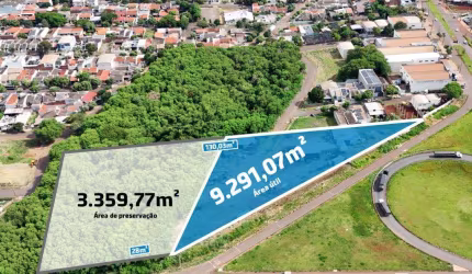Terreno à venda em Maringá, Jardim Santa Clara, com 9291.07 m²